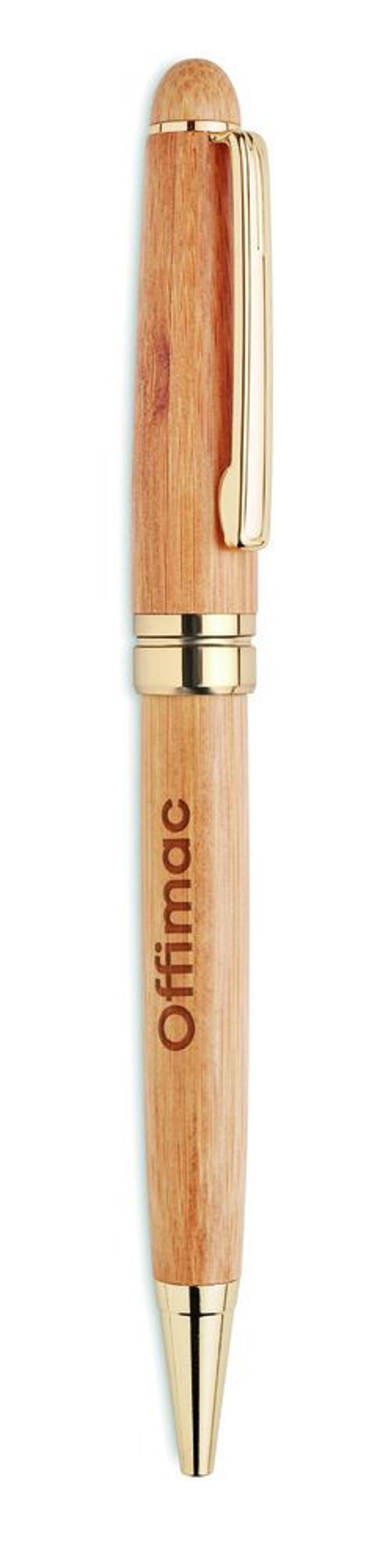 GiftRetail MO9912 - ETNA Stylo bille coffret bambou
