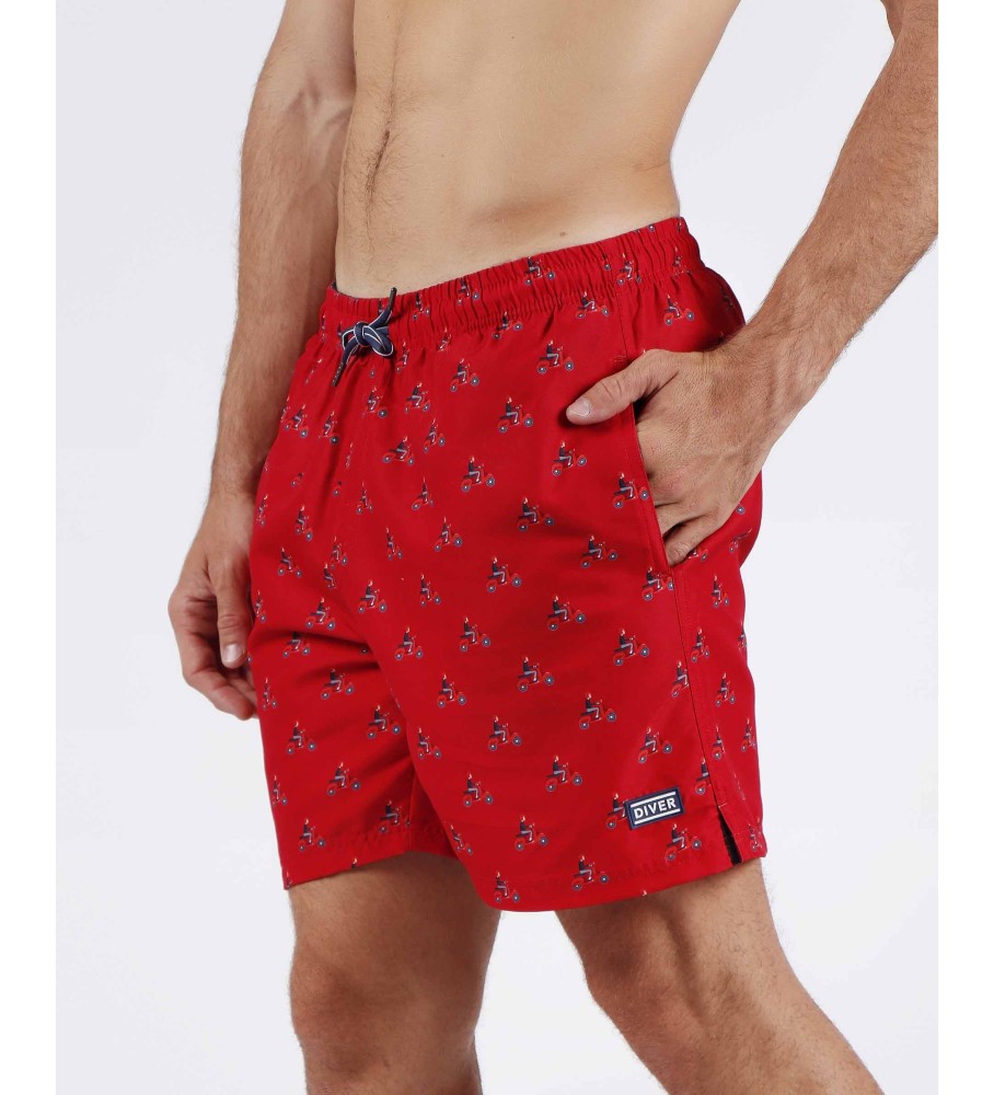 Maiô vermelho Admas Scooter