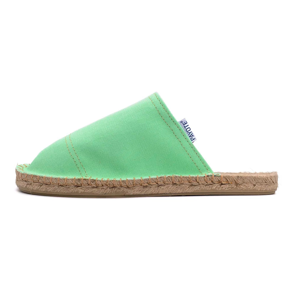 Mule Espadrille Vert Menthe