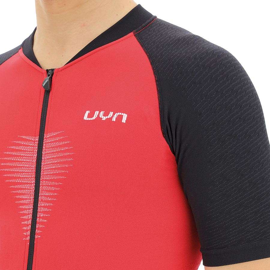UYN Granfondo Fietsshirt Korte Mouwen Rood/Zwart Heren