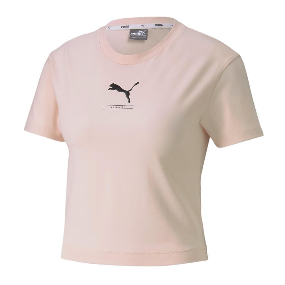 Puma T-shirt Rose Femme Puma Nu-tility