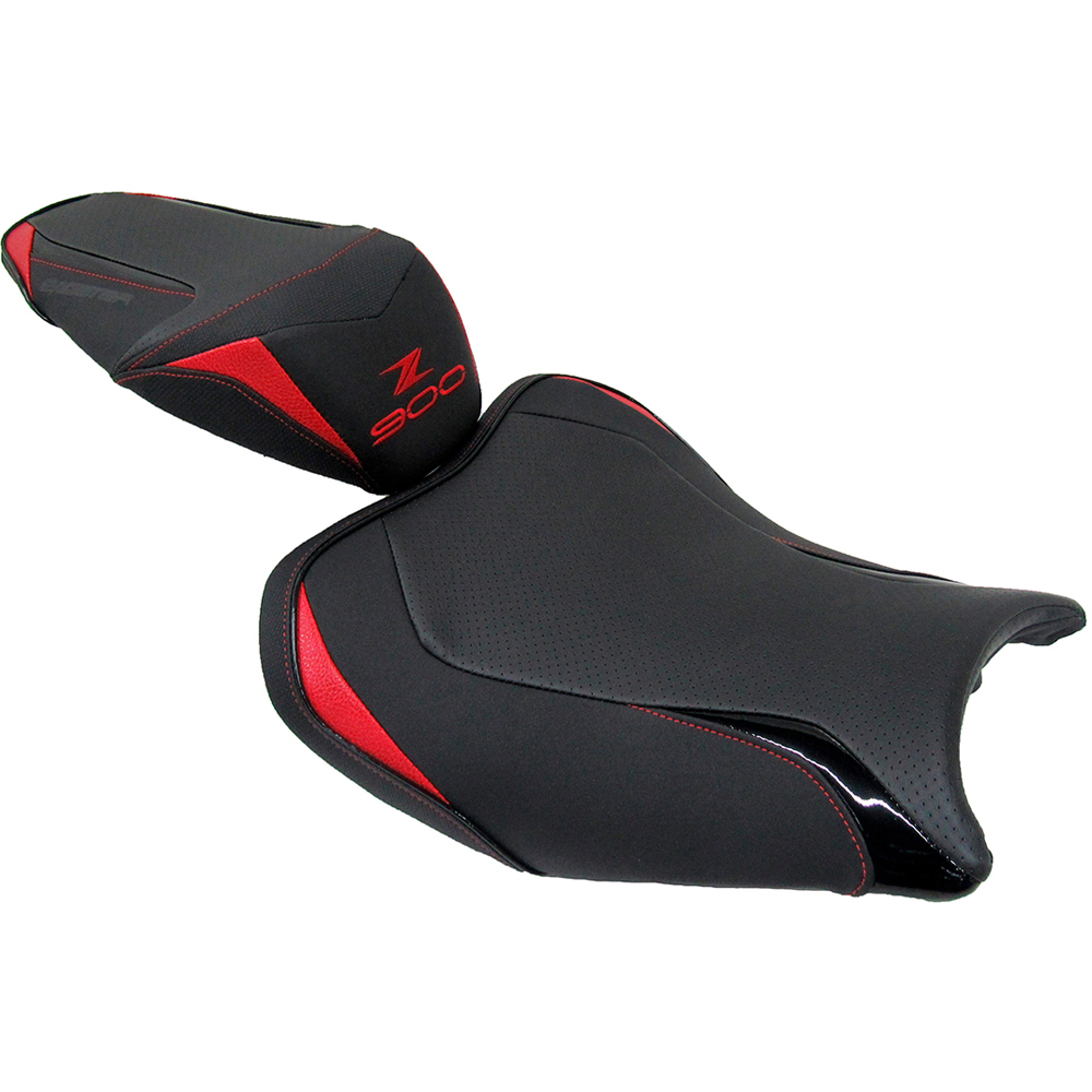 Bagster - Selle Ready Luxe série spéciale Z900 (2017-2019) Noir / Noir Brillant / Rouge