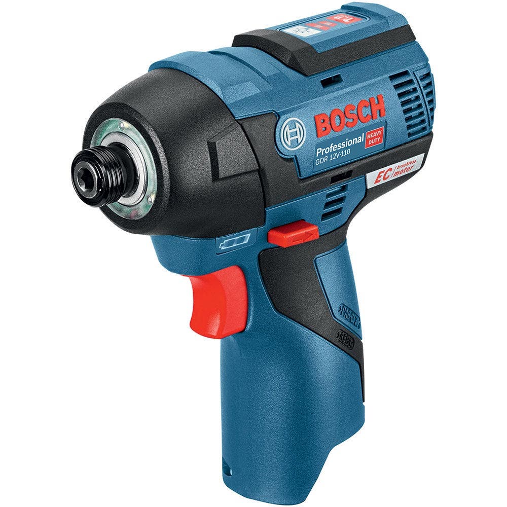 BOSCH 12V Brushless 1/4inch Impact Driver Skin GDR 12V-110 EC 06019E0002