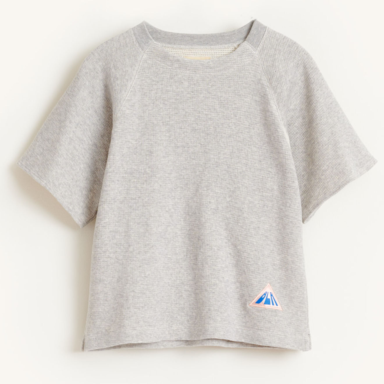 Bellerose Sweat Mazi en Coton manches courtes gris