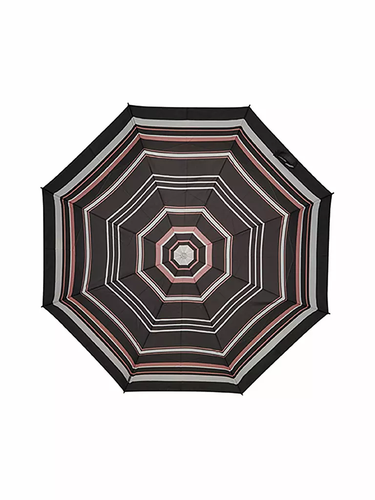 SAMSONITE Alu Drop S - Regenschirm coral stripes  braun