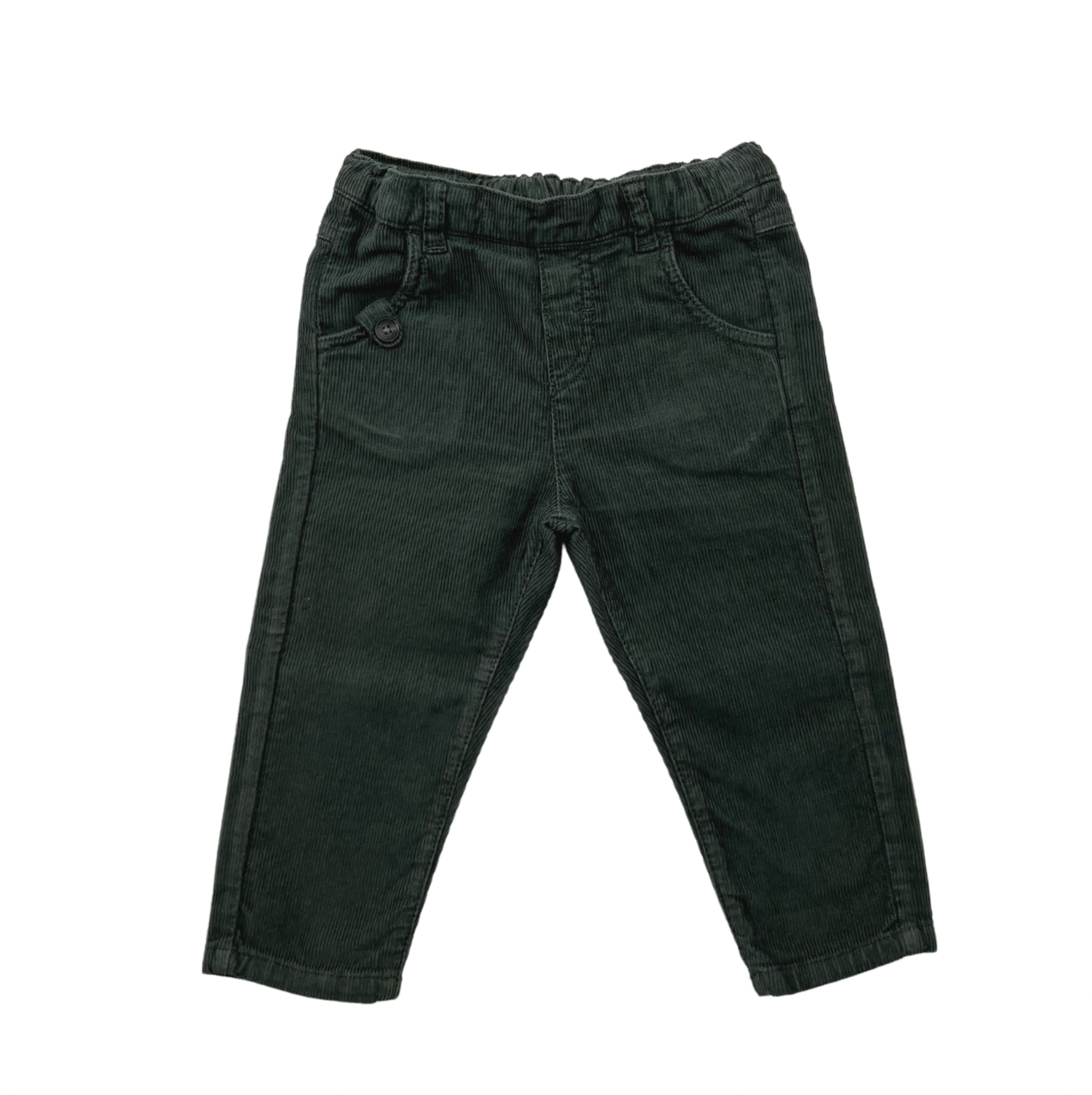 Pantalon bébé vert - 12 mois | Vert