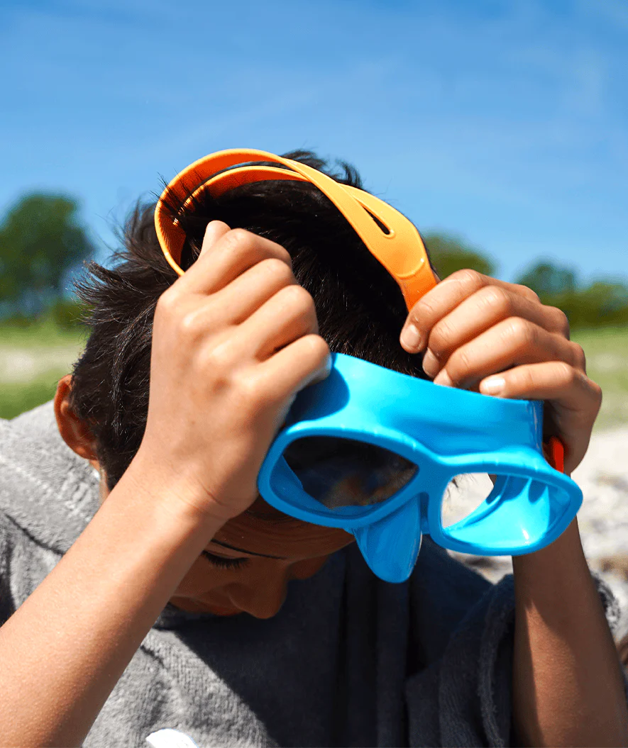Watery snorkelsæt til junior (8-15) - Wyre/Bimasha - Orange/blå