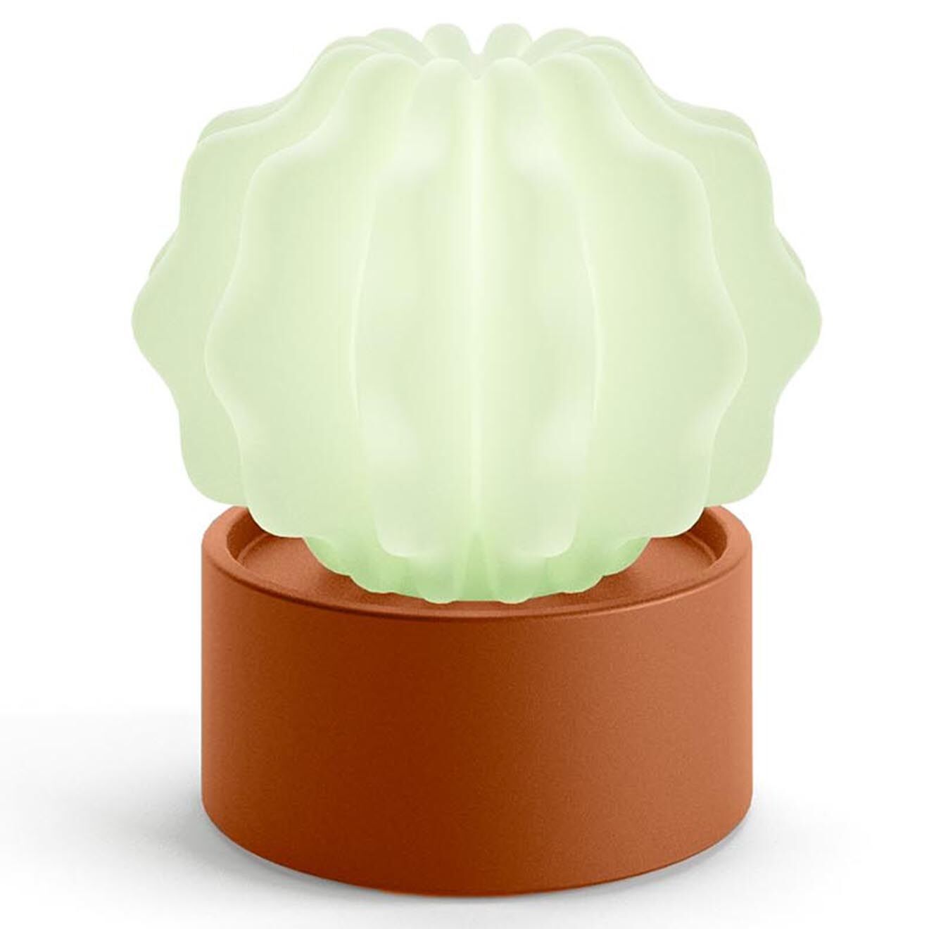 Serralunga Grand cactus lumineux Design par Alessandra Baldereschi marron - 35x38x35 cm