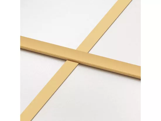 Porte coulissante doré 102,5x205 cm verre ESG dépoli aluminium