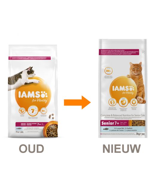 Iams Cat Senior 3 kg - Kattenvoer