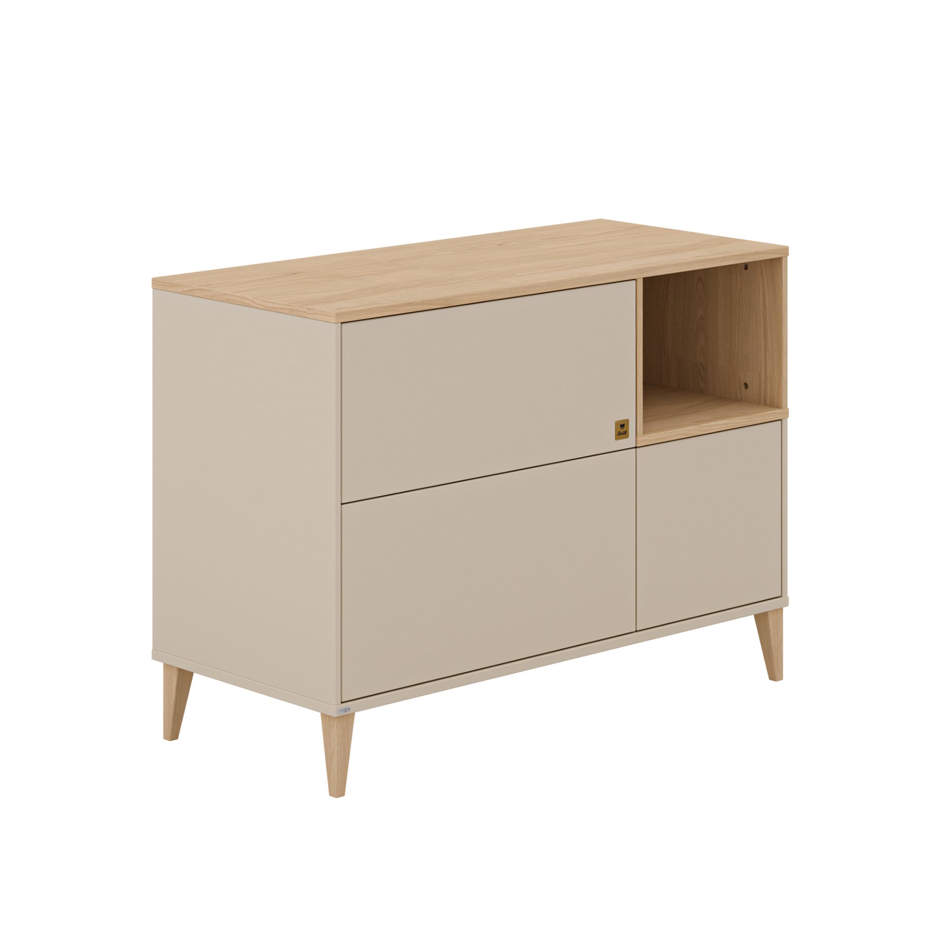 PAIDI Wickelkommode MILA & BEN beige/ braun