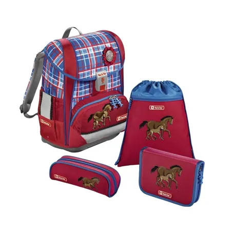 Step by Step Schulranzen-Set LIGHT 2 Horse Family 4-teilig
