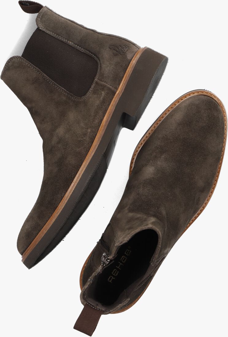 REHAB taupe rehab chelsea boots savio
