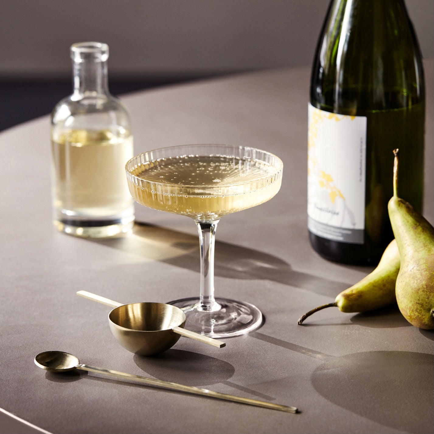 Ferm Living Ripple Coupe Champagneglazen 2 st. - Clear