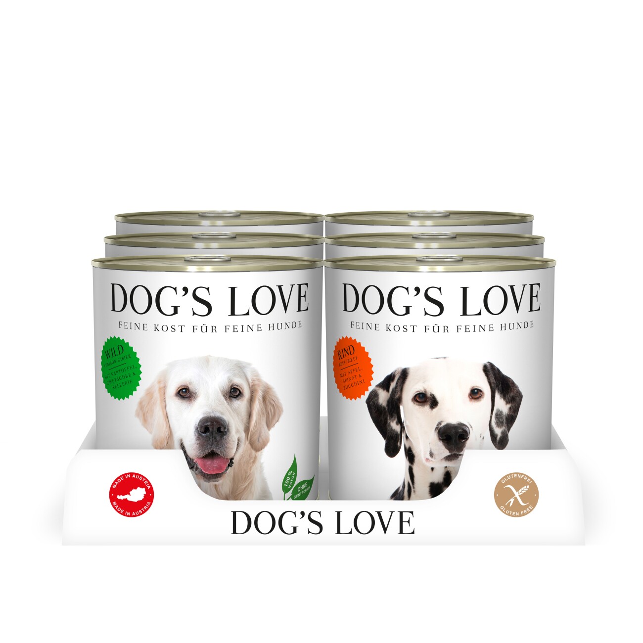 DOG'S LOVE Multipack 6x400g