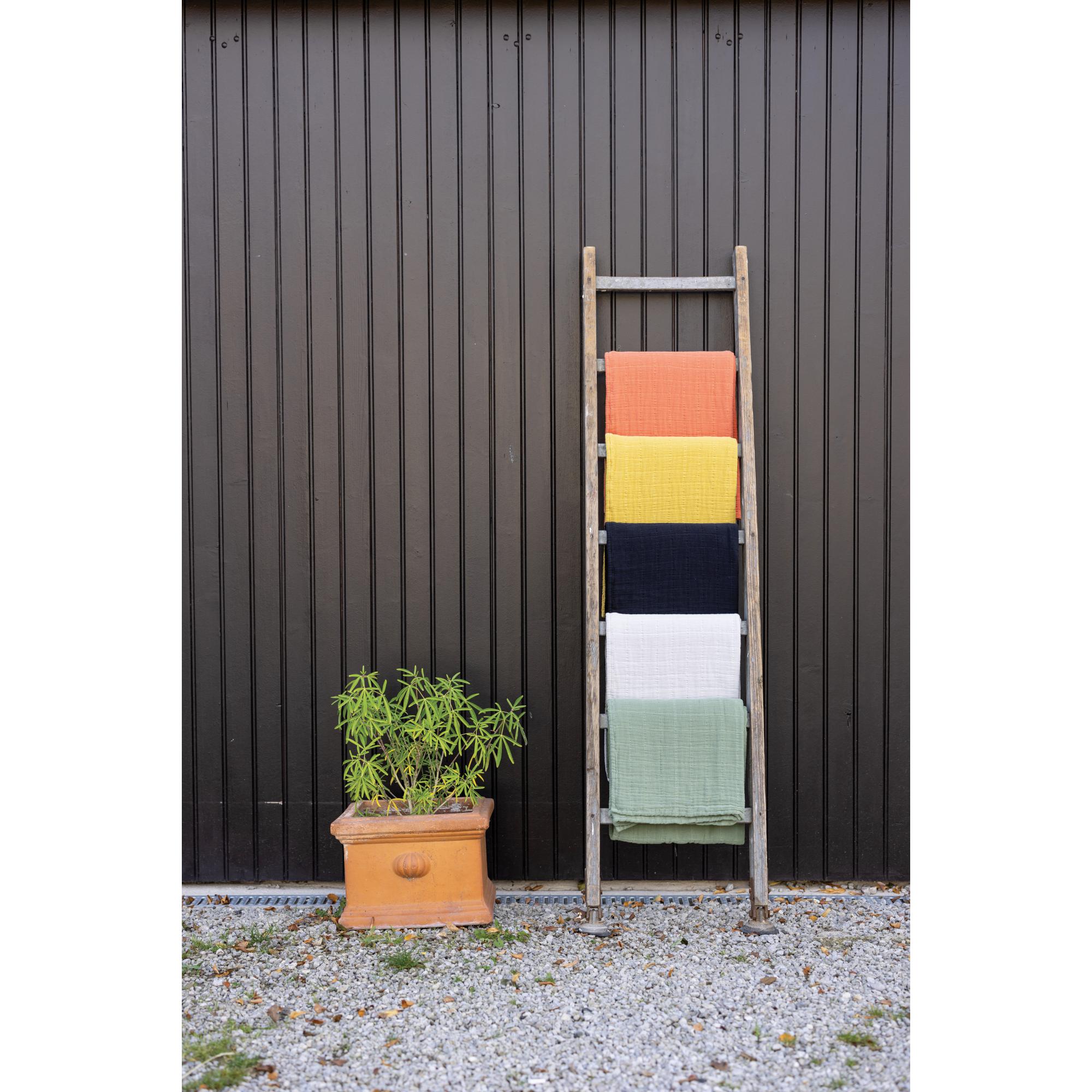 Jeté recyclé lisa verveine 240 x 260 cm