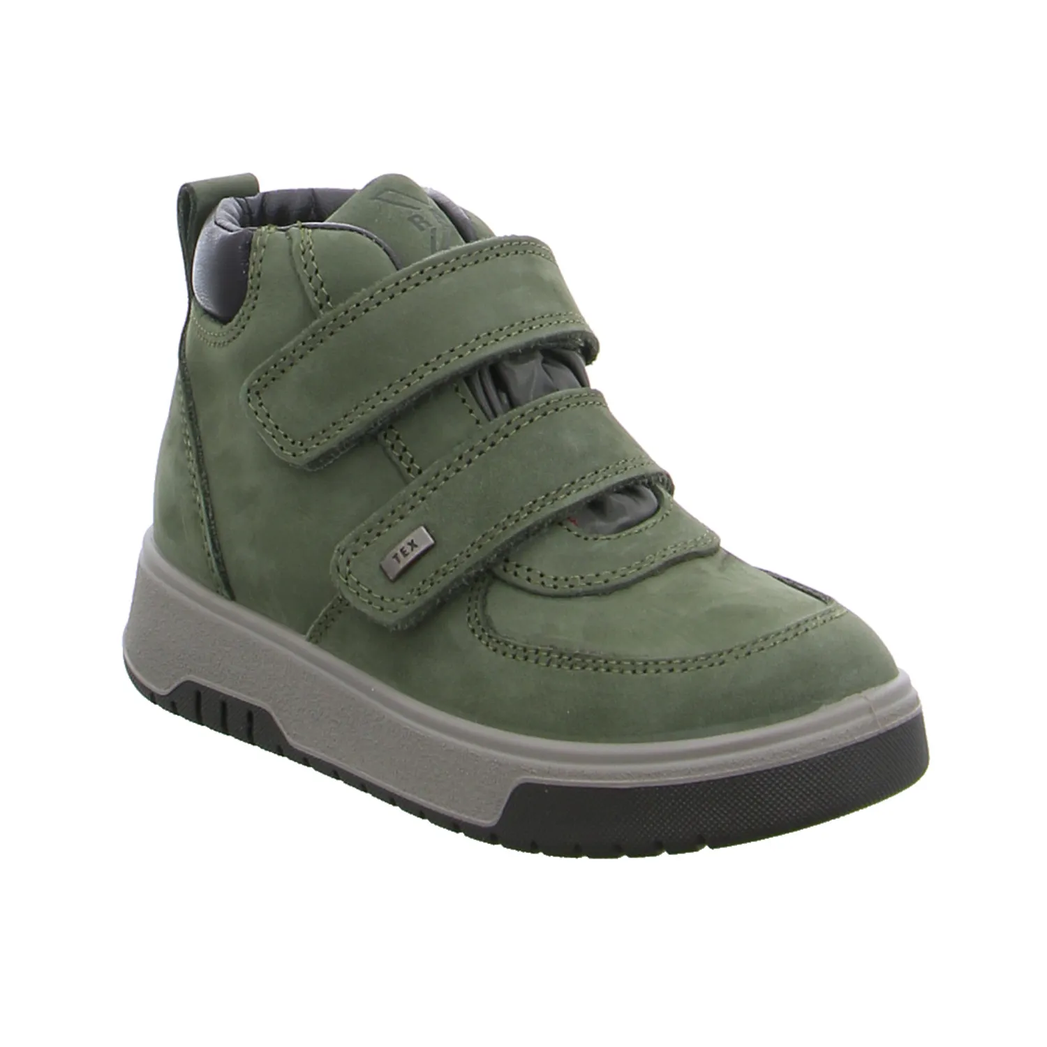 IMAC Kleinkinder-Halbschuh Klett Olive Leder  Stiefel