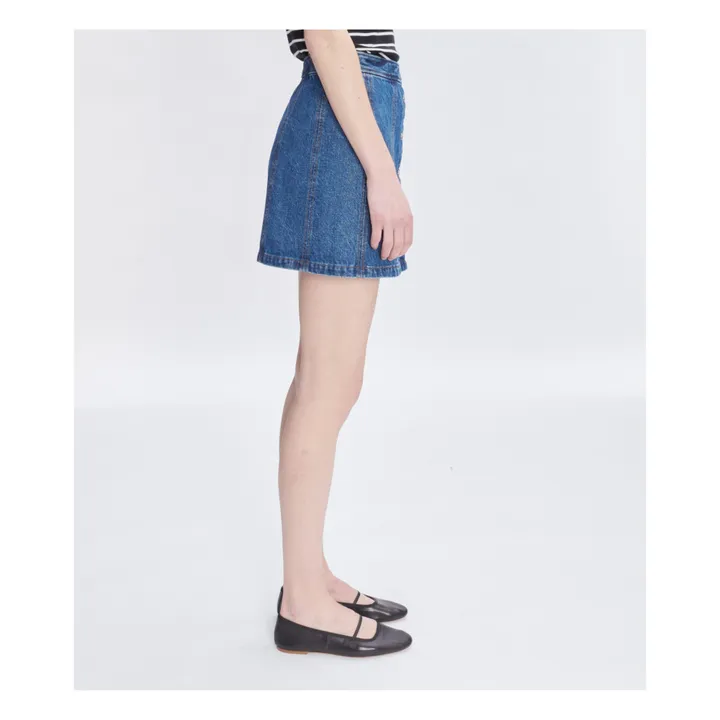 A.P.C. Jupe Poppy | Bleu indigo