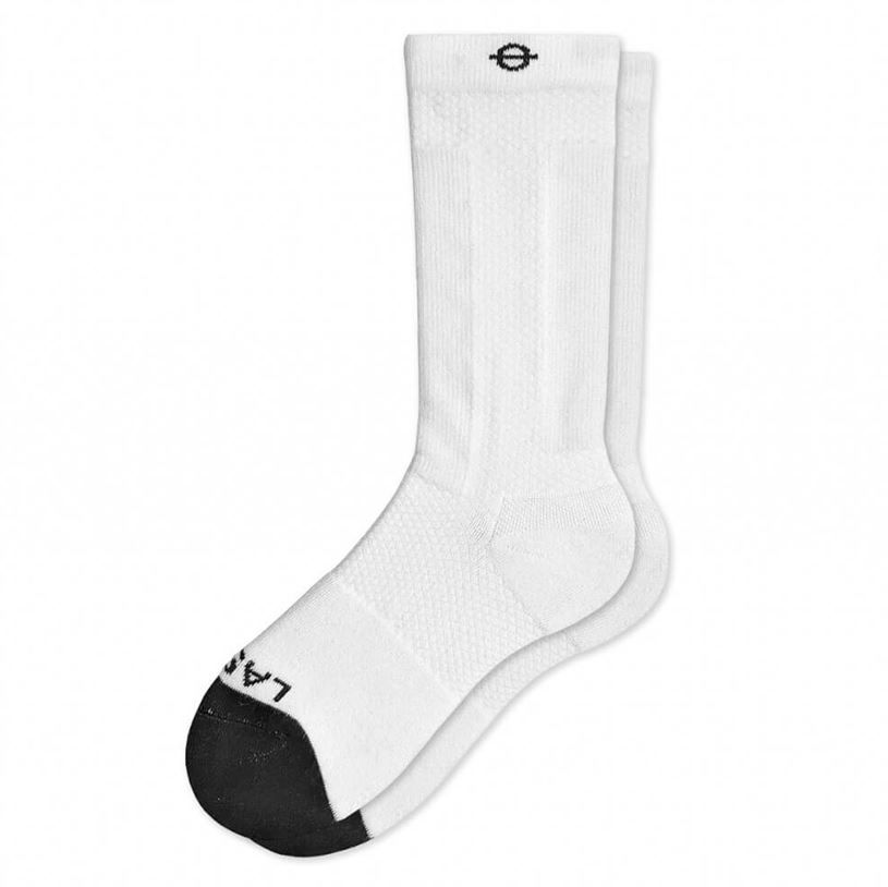 Lasso® Kompressionssocken mittellang, weiß