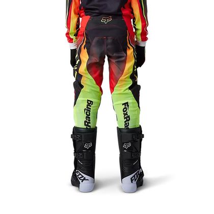 Pantalon cross Fox YOUTH 180 - STATK - Rouge / Noir