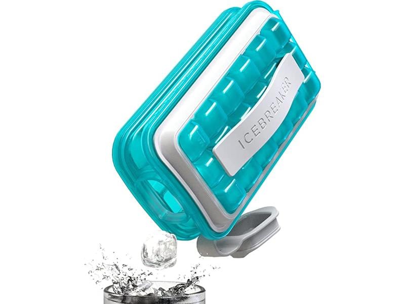 Mediashop Eiswürfelform Pop 21 x 11.5 x 5.5 cm, Blau Form für 18 grosse Eiswürfel