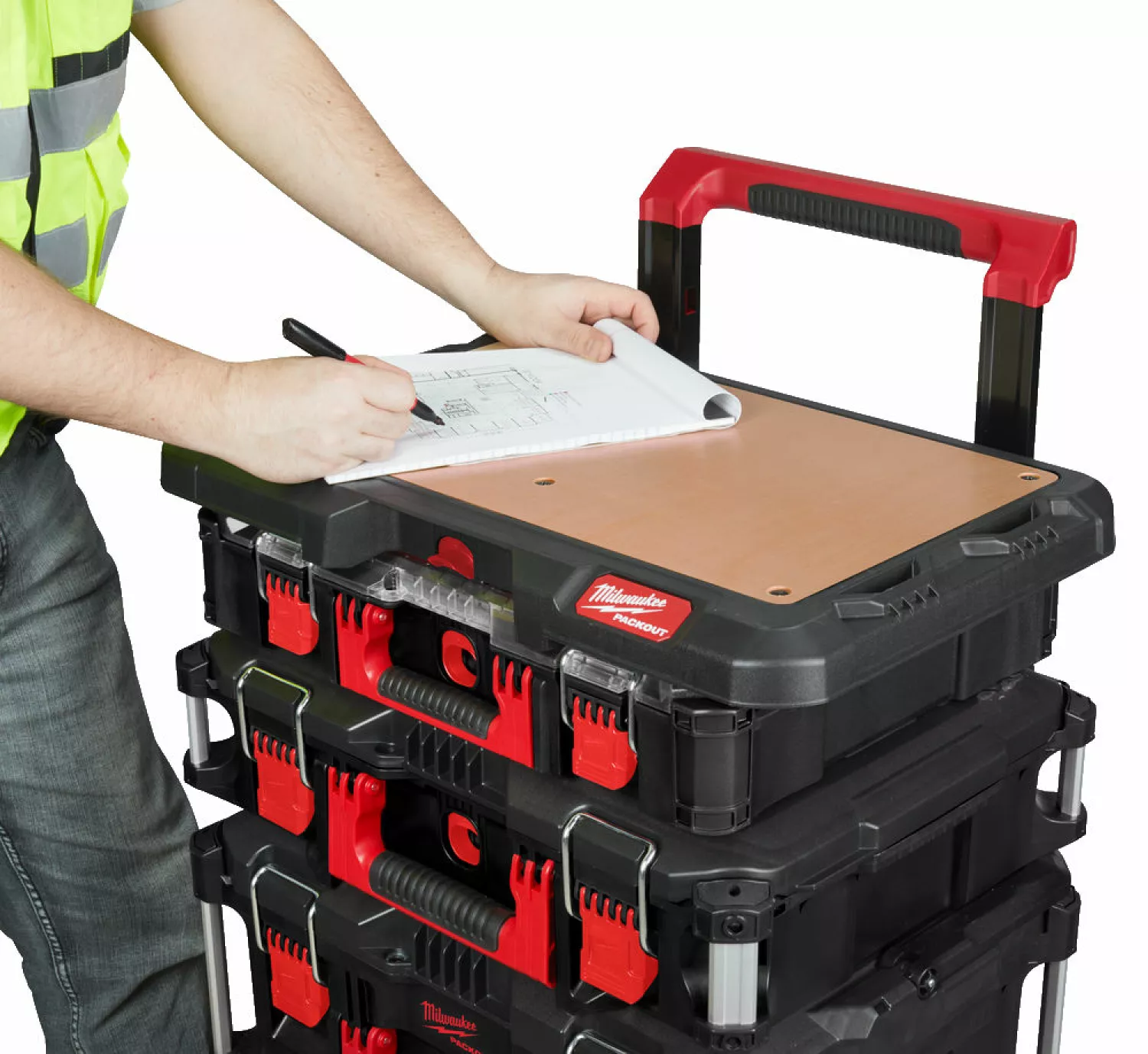 Milwaukee 4932472128 Packout aanpasbaar werkoppervlak - 60 x 650 x 380mm
