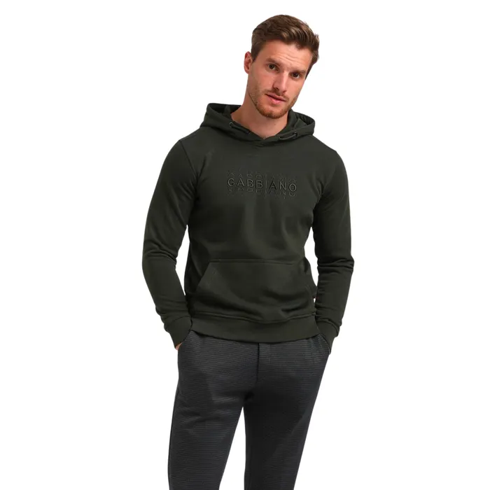 Gabbiano 3D Embroidery Hoodie Heren