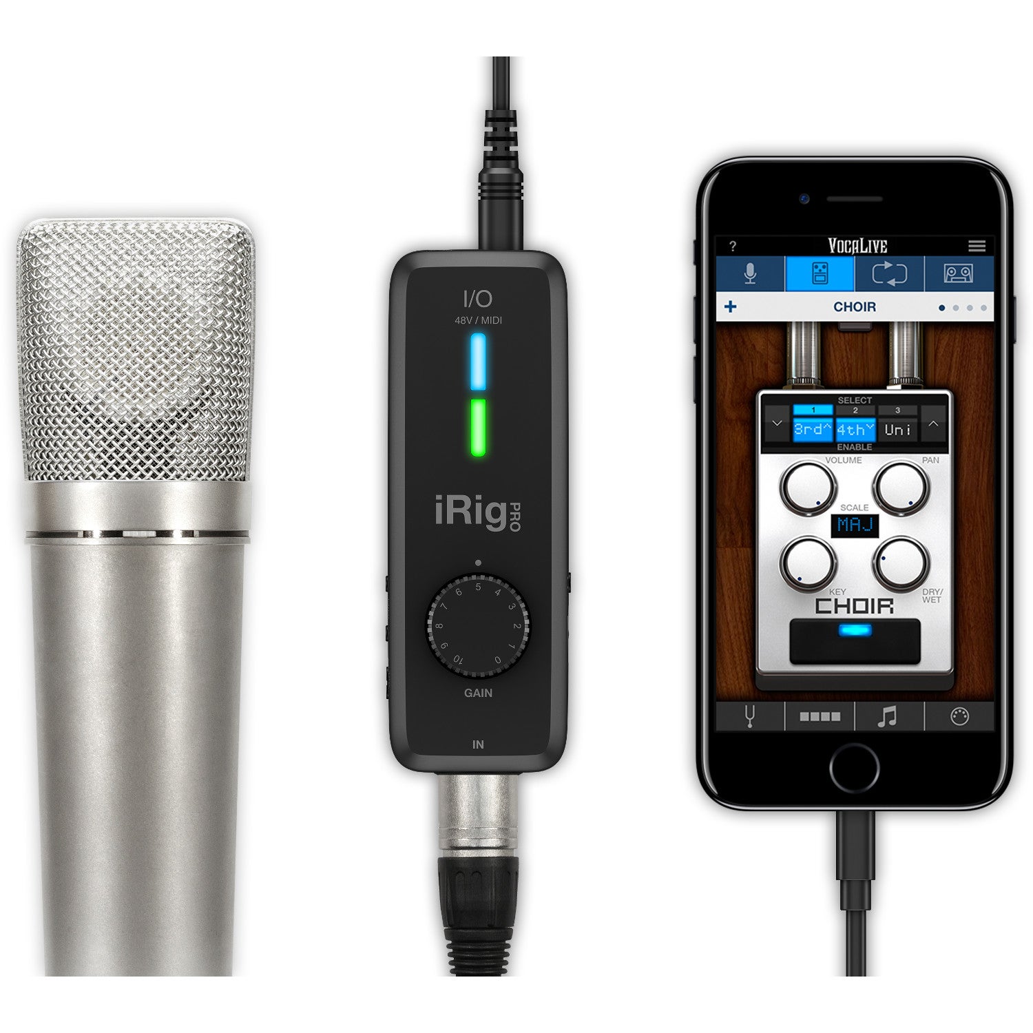 IK Multimedia iRig Pro I/O mobiele audio/MIDI interface