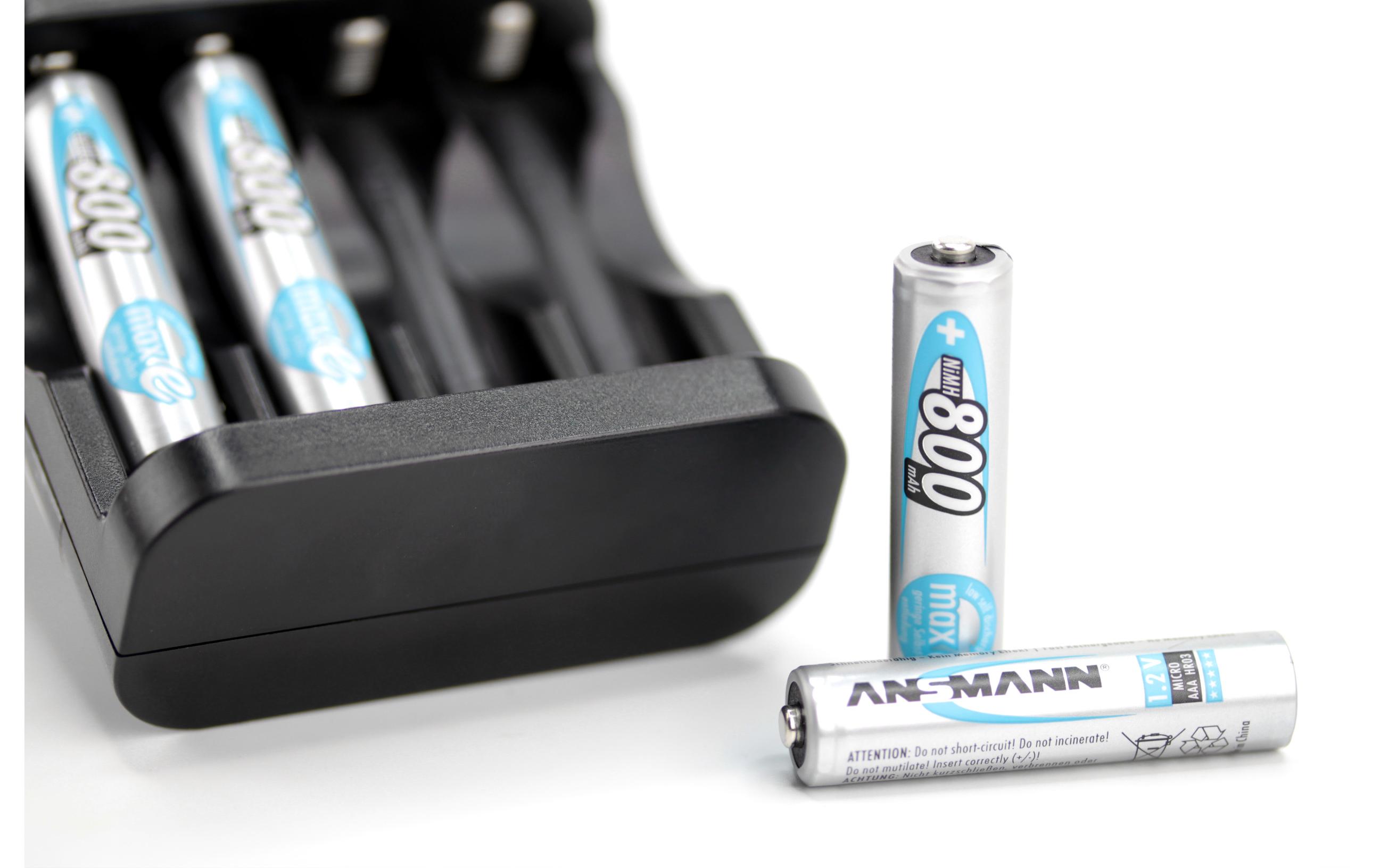 Akku Typ 800 NiMH AAA 800 mAh, 2 StückAkku mit maxE Technologie