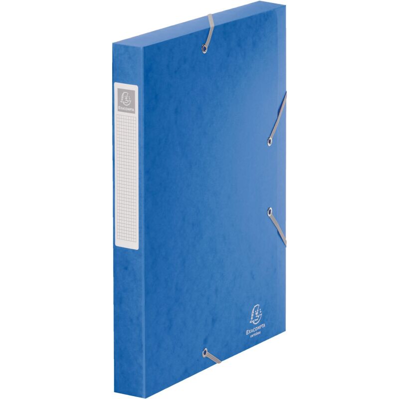 Chemise box carte Cartobox Exacompta 24 x 32 cm dos 4 cm couleur