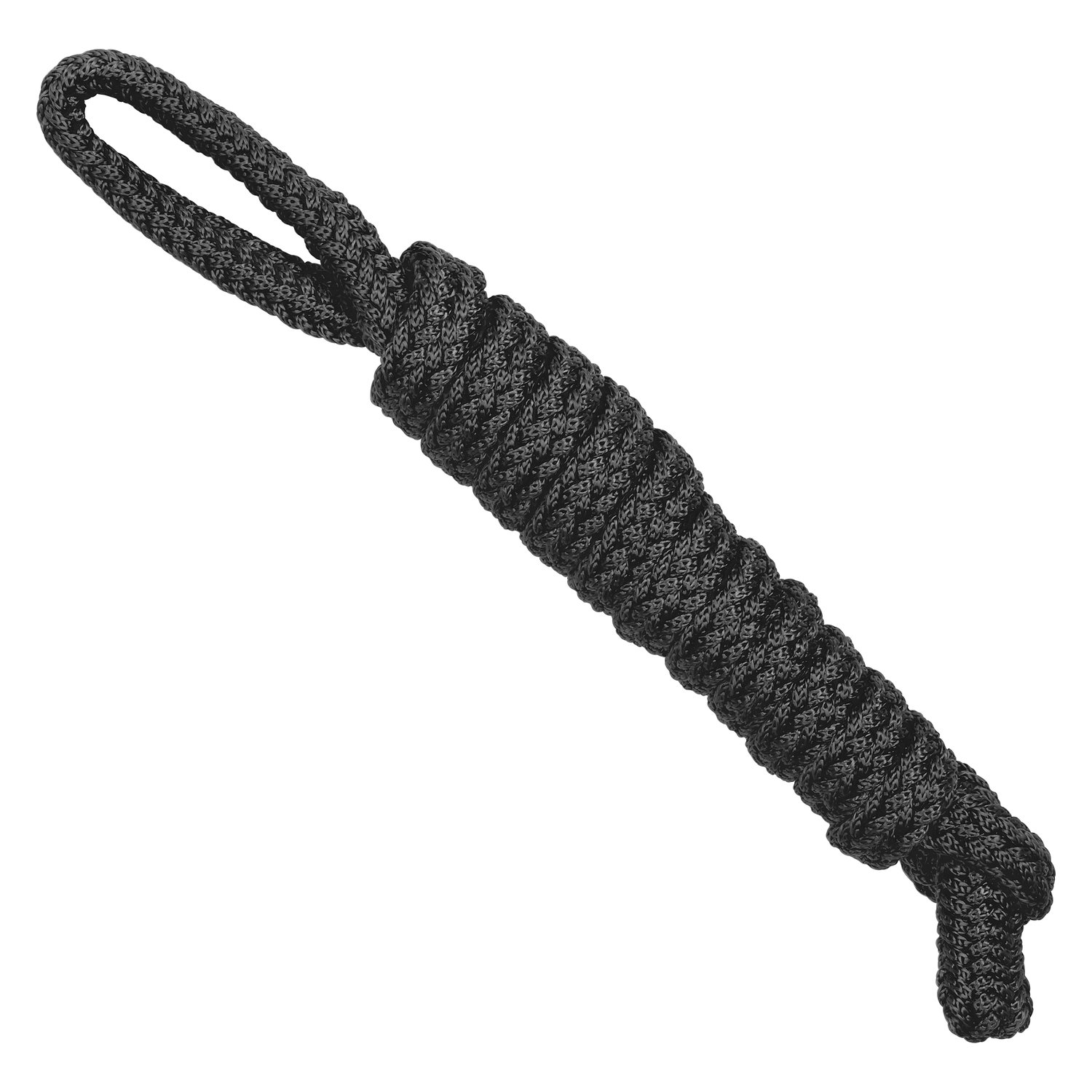 Anbindestrick mit Öse  - schwarz - 2 m