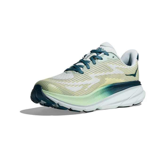 Hoka Junior Løbesko Clifton 9 Grøn