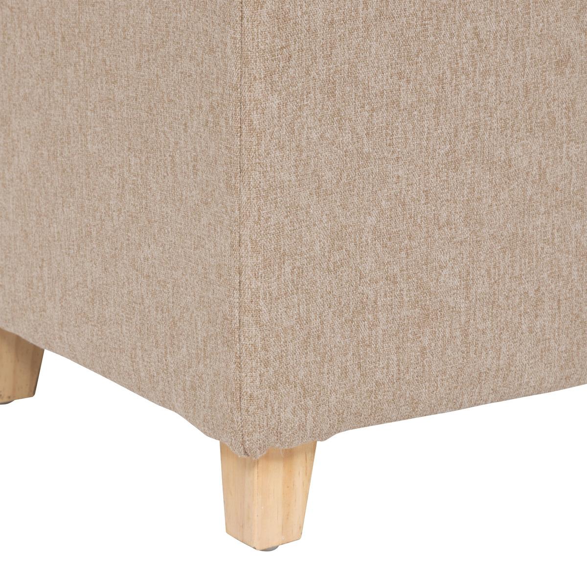 POUF LEANDRE BEIGE
