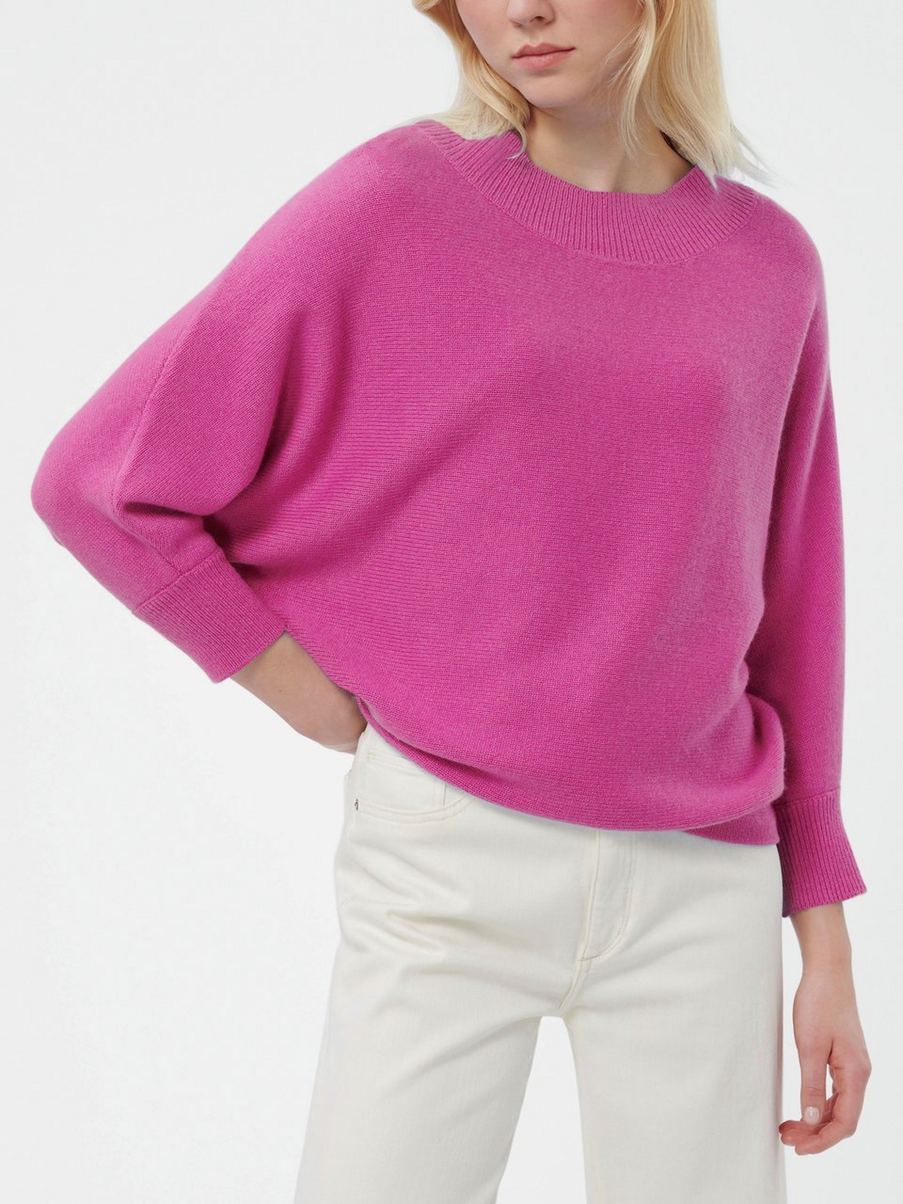 Rundhals-Pullover aus 100% Premium-Kaschmir