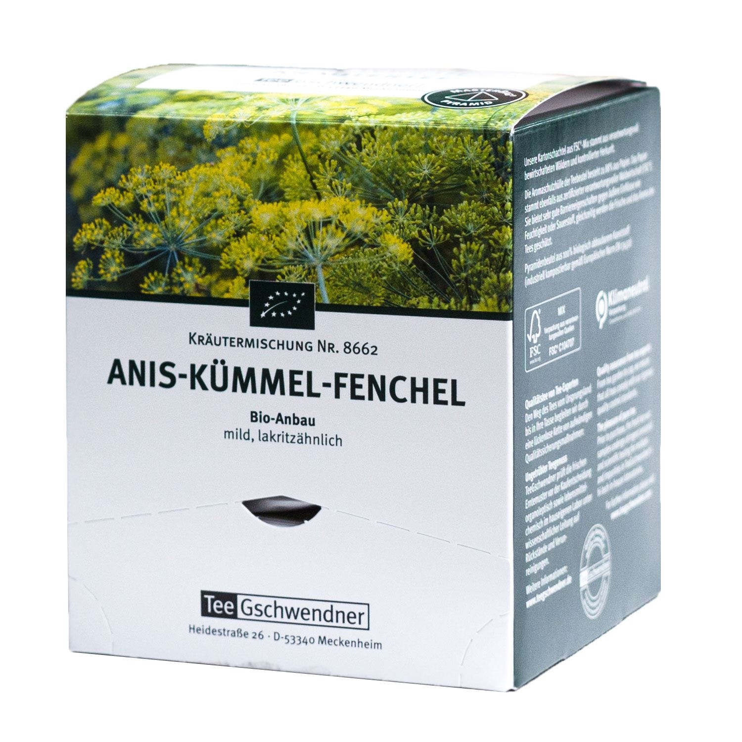 Anis-Kümmel-Fenchel Bio (MasterBag® Pyramid)
