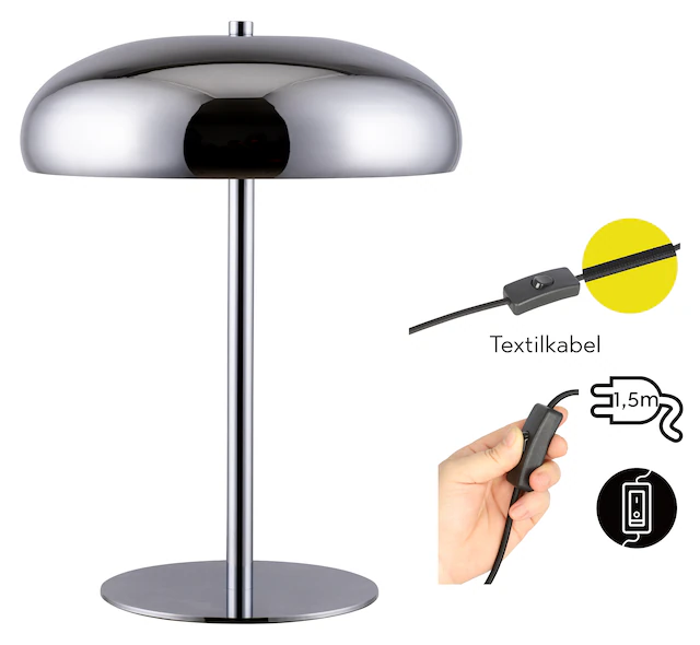 GOODproduct Tischleuchte »Jessee« E14 1 Stk.