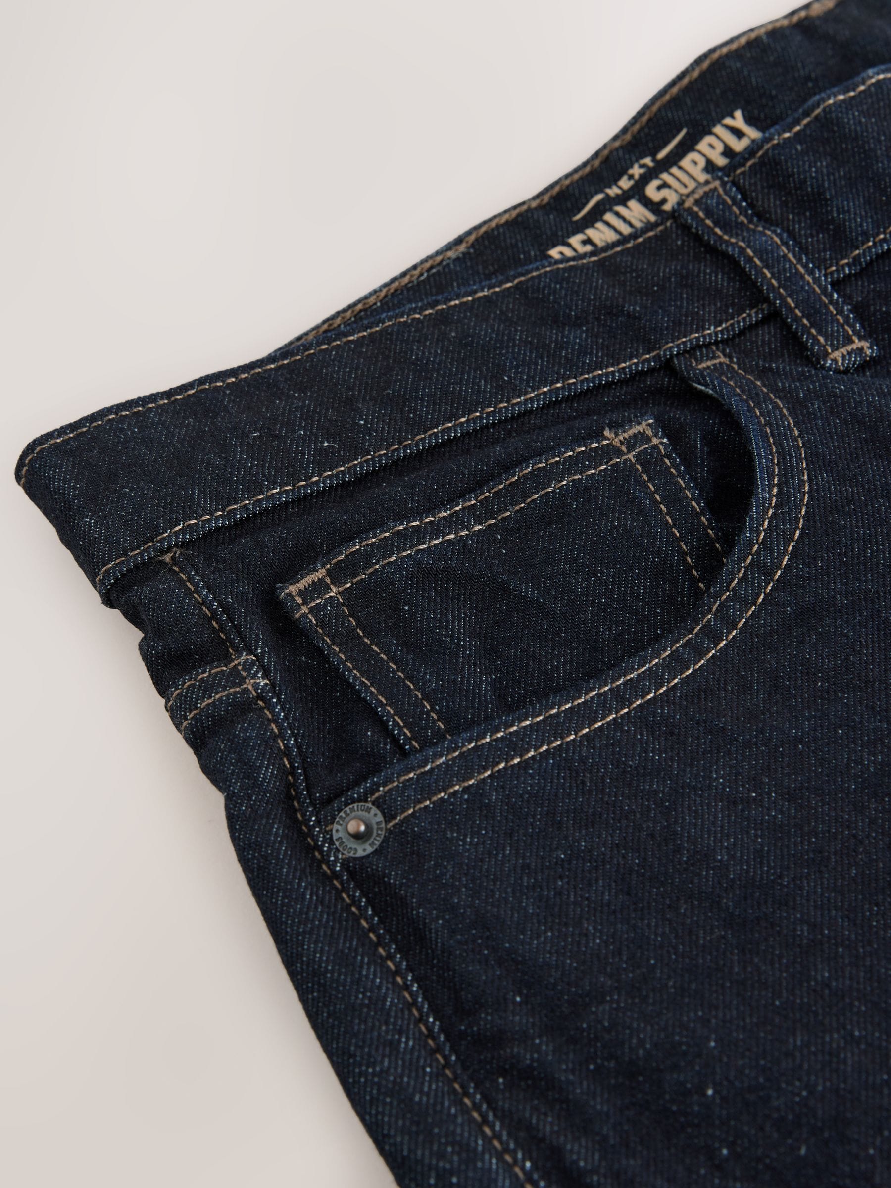Donker indigo met wassing - Relaxed fit - Vintage wash denim jeans