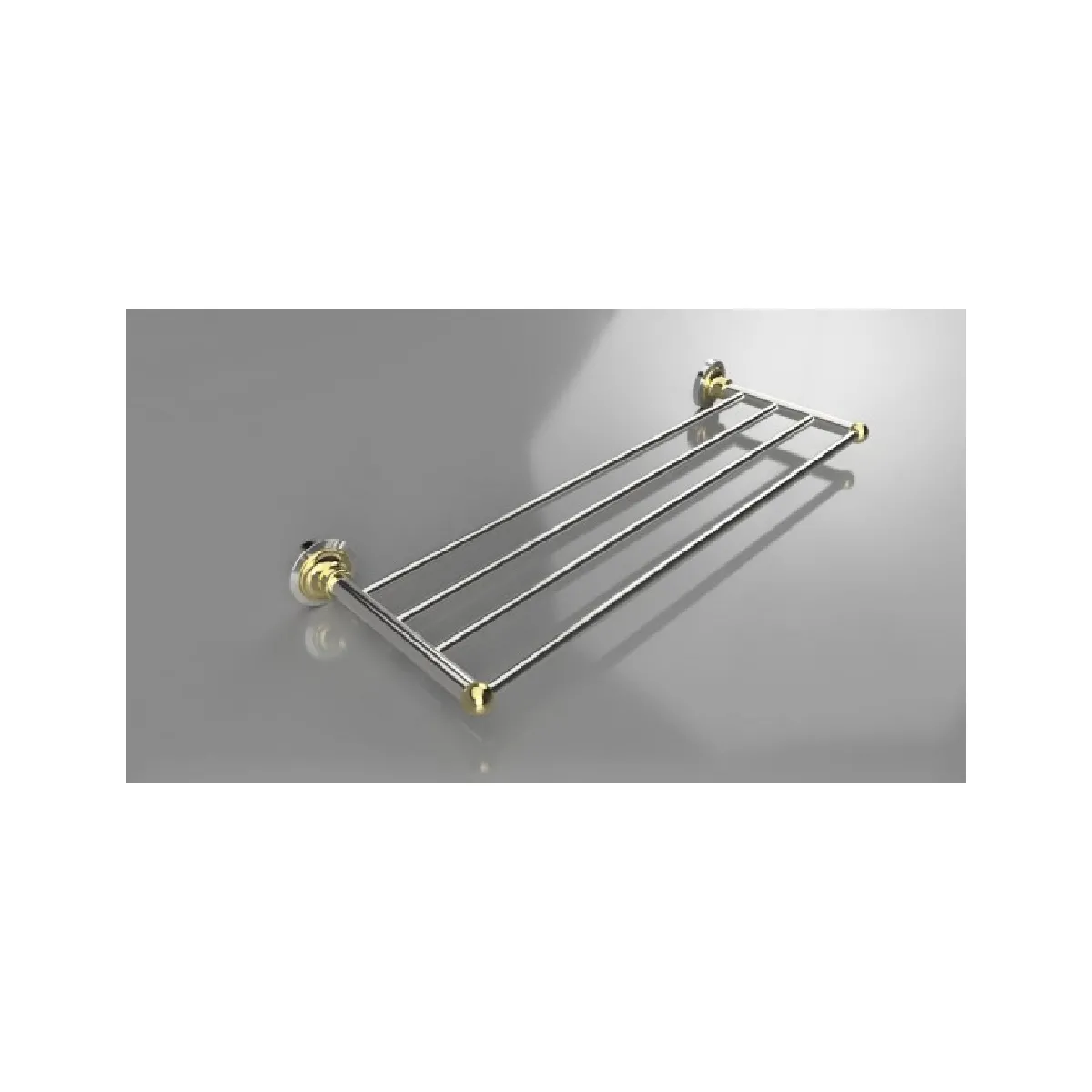 Bemeta - Maison De La Tendance Bemeta Porte-serviettes RETRO - Chrome-Or
