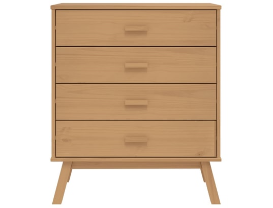 VIDAXL - Armoire à tiroirs olden marron bois de pin solide