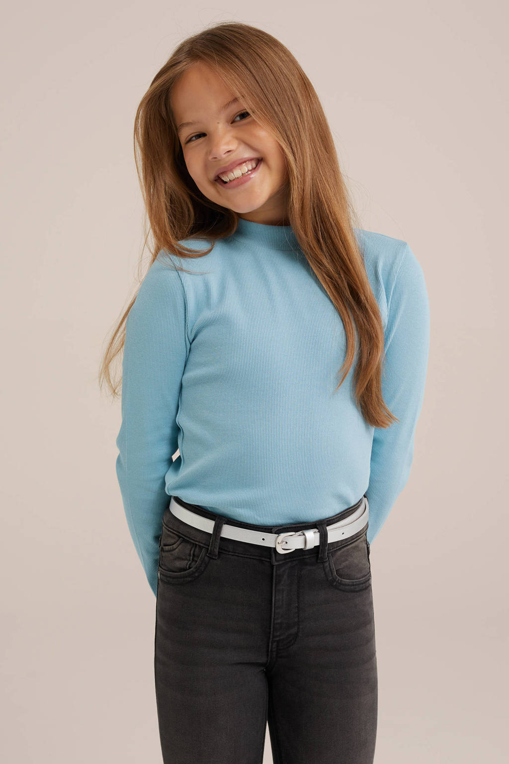 WE Fashion ribgebreide longsleeve