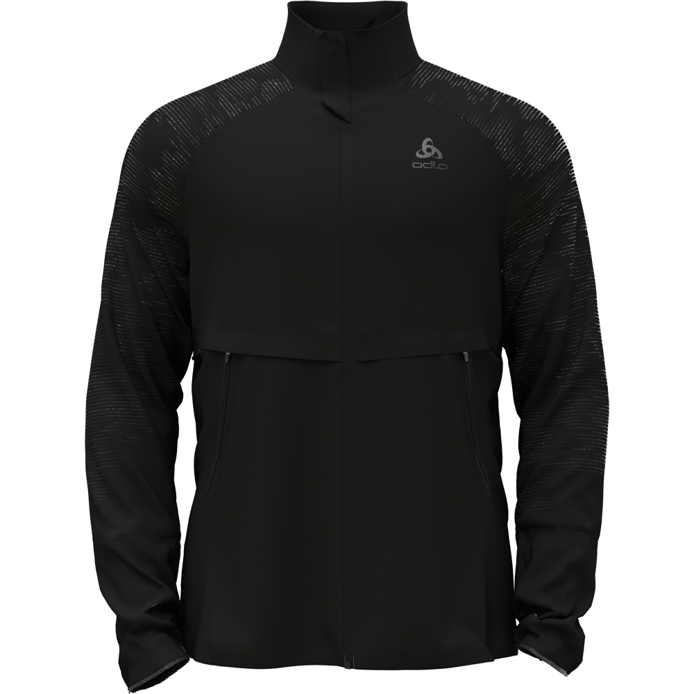 Odlo Zeroweight Pro Warm Reflect Laufjacke Herren schwarz