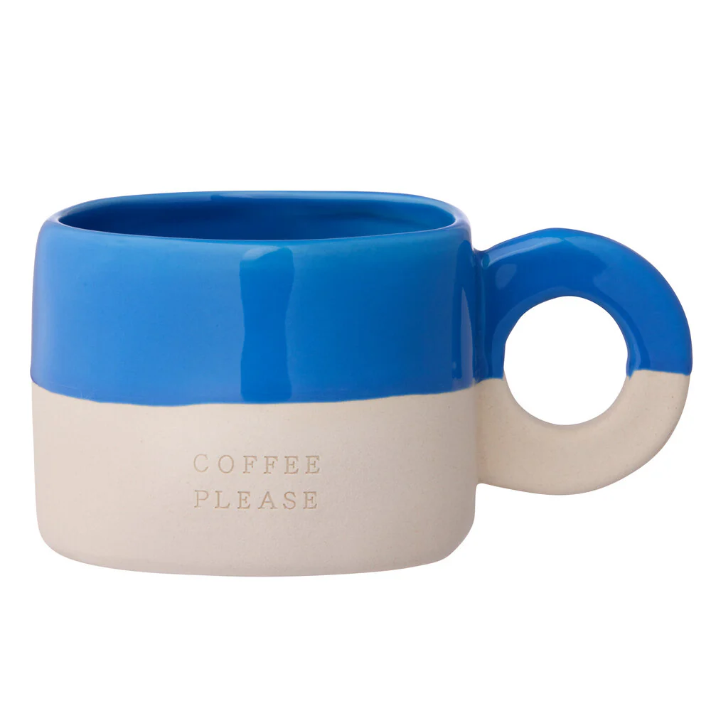 Bahne Interior  Coffee please krus, blå - 300ml