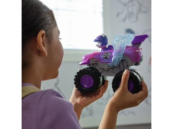 PAW Patrol Rescue Wheels Roxi’s Monster Truck, Monster truck, 3 år, Plast, Sort, Blå, Lilla