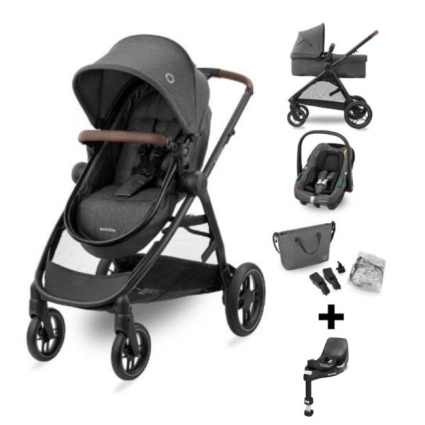 Trio Maxi-Cosi Zelia S   Base FamilyFix 360 Dark Grey