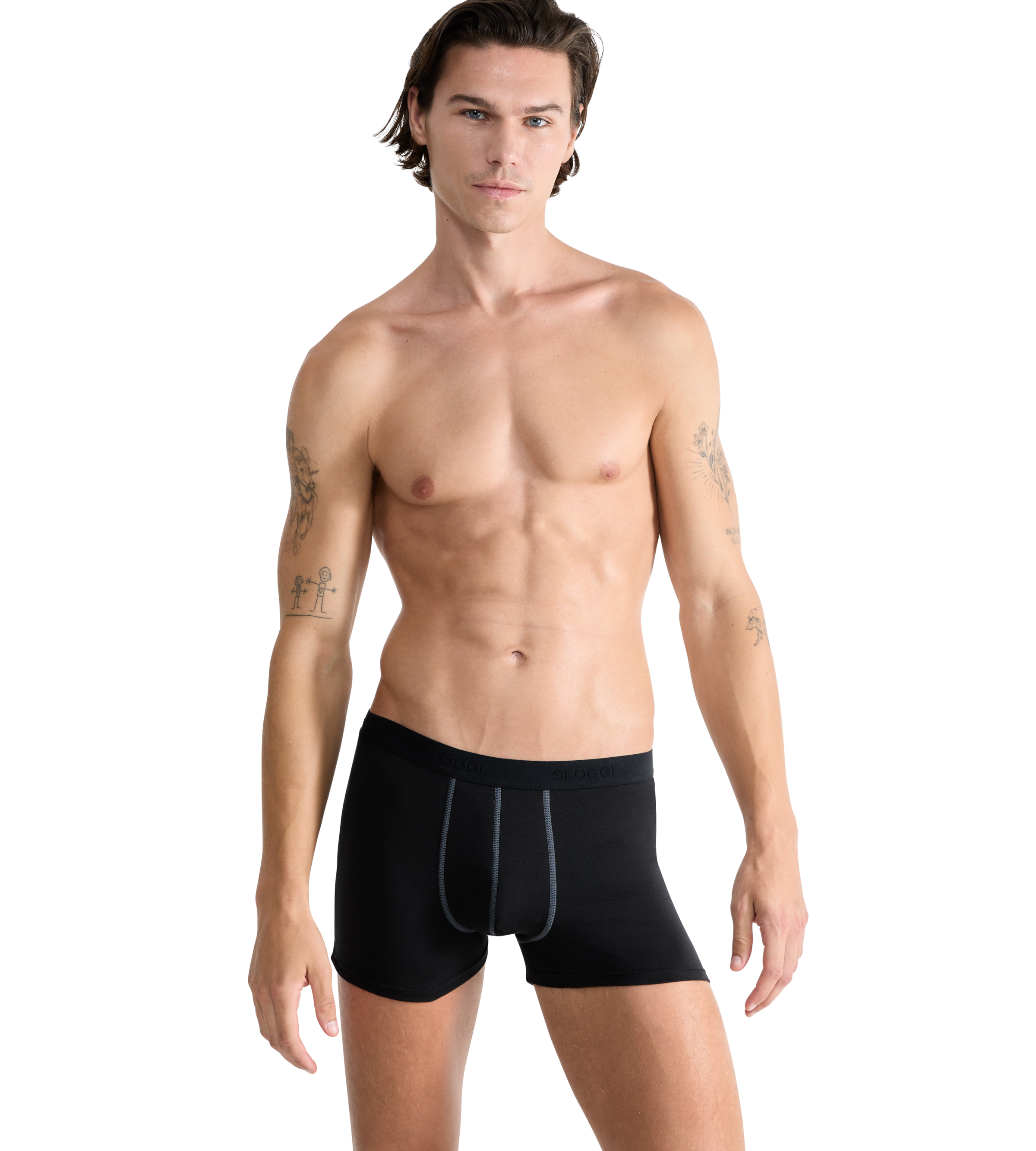 sloggi Boxer »Men 24/7«, weich, atmungsaktiv, Baumwollmix, elastisch, Soft-Bund