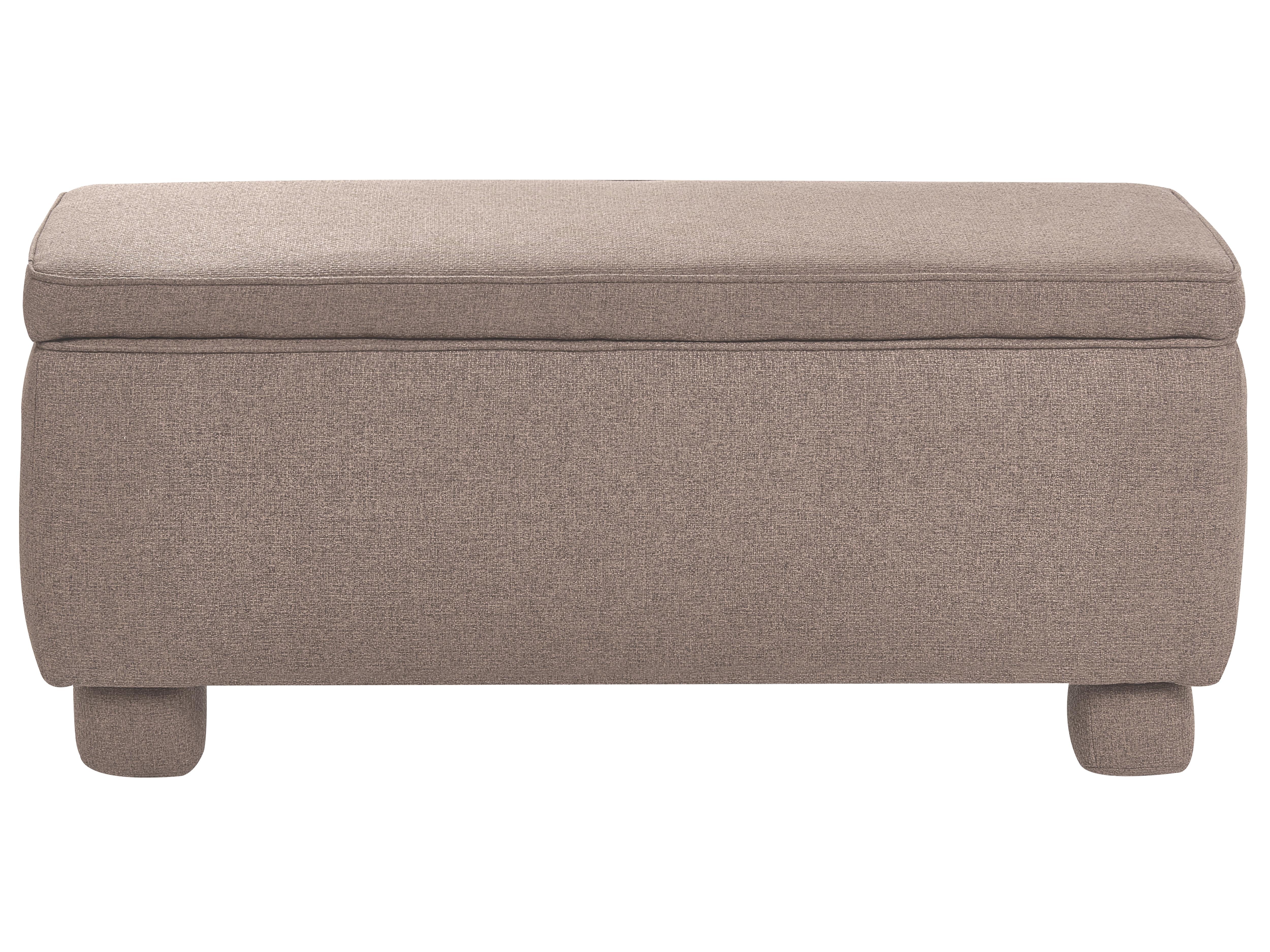 Bankje met opbergruimte ITHACA Stof Taupe