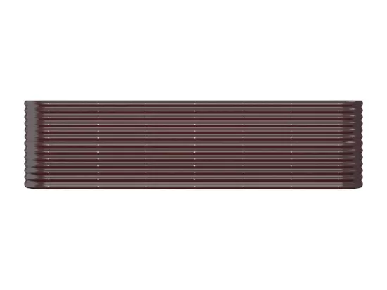 Jardinière bac lit surélevé marron 260 x 40 x 68 cm 02_0039542