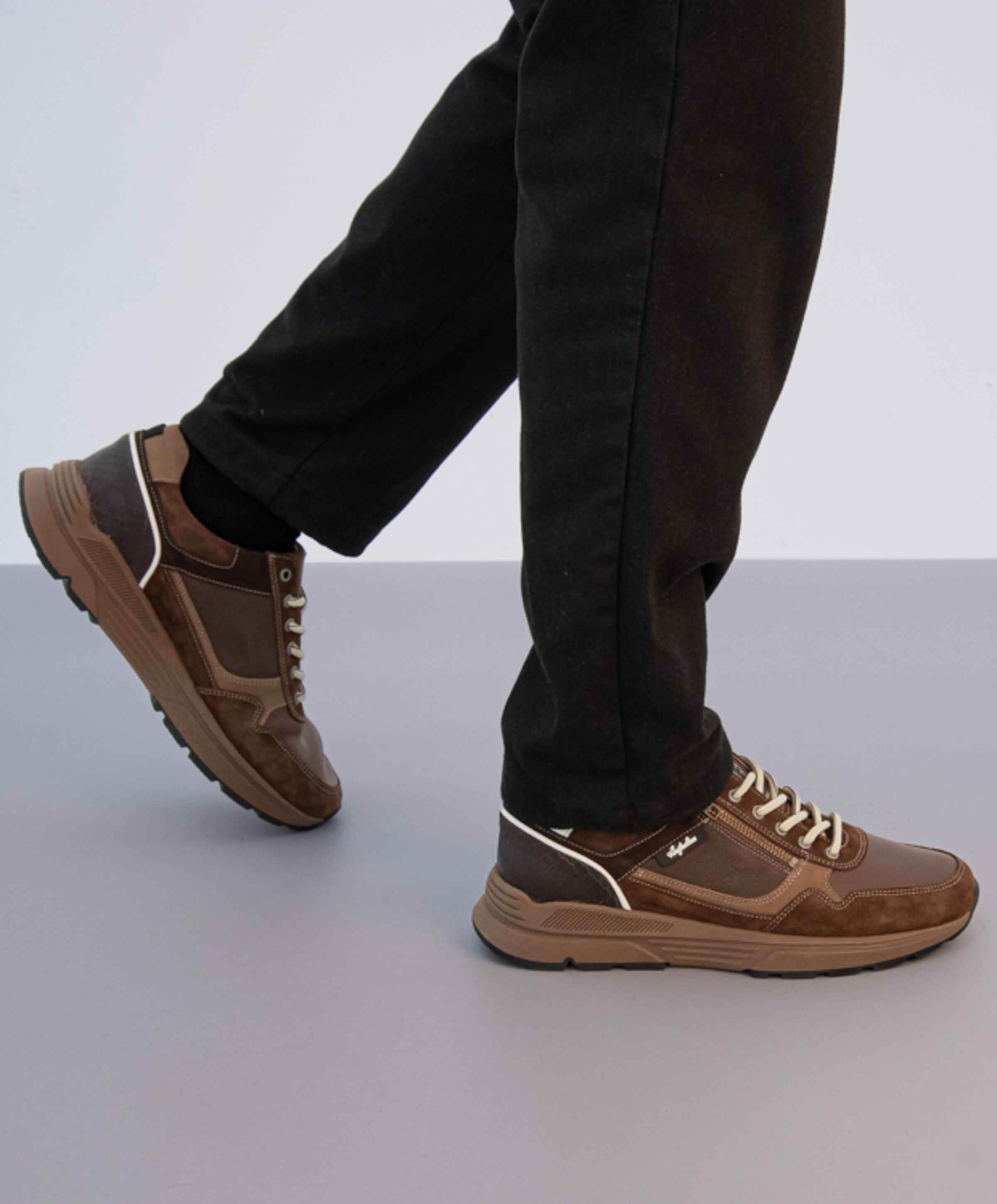 Australian Connery heren sneakers bruin