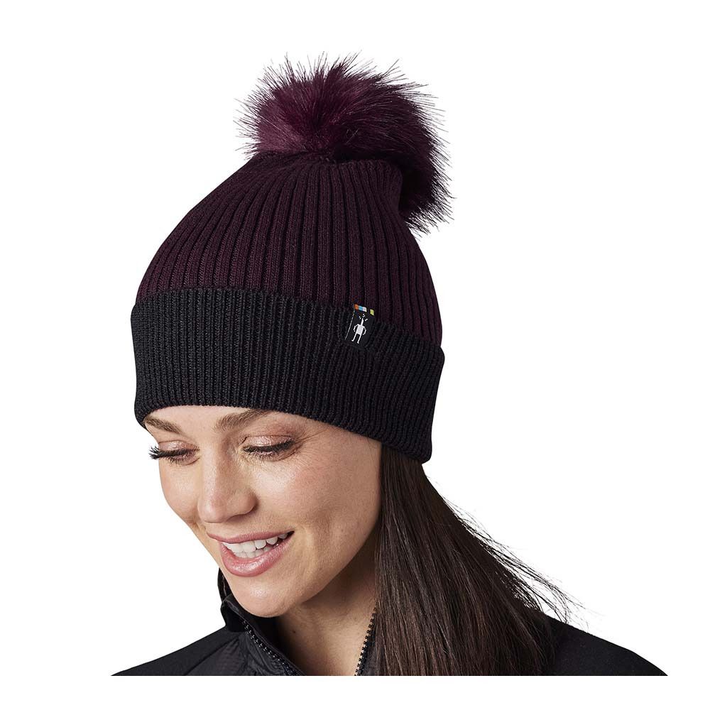 Smartwool POWDER PASS BEANIE - Bonnet woodsmoke