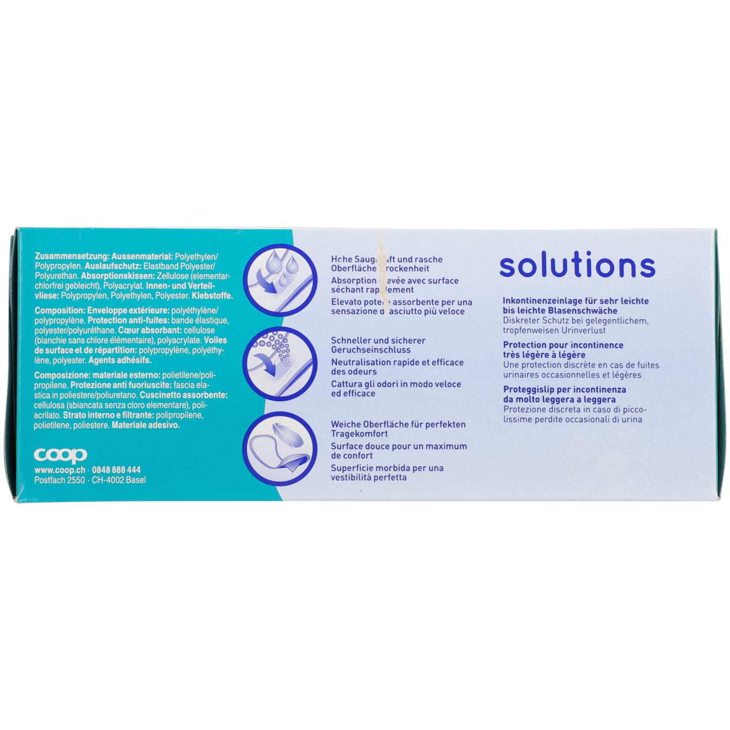 Solutions Inkontinenz-Einlagen Ultra Mini FSC 28 Stück